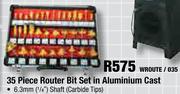 35 Piece Router Bit Set In Aluminium Cast WROUTE/035
