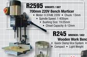 700mm 220V Bench Morticer(WMORTI/007)