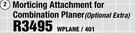 Morticing Attachment For Combination Planer WPLANE/401