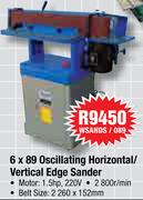 6x89 Oscillating Horizontal/Vertical Edge Sander WSANDS/089