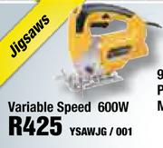 Jigsaws Variable Speed 600W