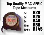 Top Quality MAC-AFRIC Tape Measures-5m