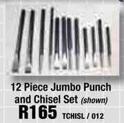 12 Piece Jumbo Punch And Chisel Set(TCHISL/012)