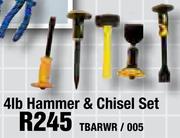 4lb Hammer & Chisel Set(TBARWR/005)