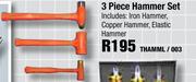 3 piece Hammer Set THAMML/003
