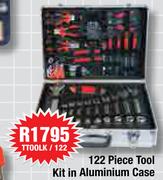 122 Piece Tool Kit In Aluminium Case(TTOOLK/122)