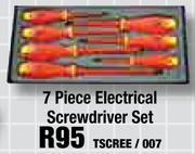 7 Piece Electrical Screwdriver Set(TSCREE/007)