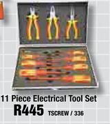 11 Piece Electrical Tool Set(TSREW/336)