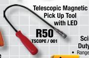 Telescopic Magnetic Pick Up Tool With LED(TSCOPE/001)