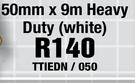50mmx9m Heavy Duty(white) Ratchet Tiedown-TTIEDN/050