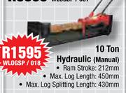 Log Splitter 10 Ton Hydraulic(Manual)-WLOGSP/018