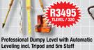 Professional Dumpy Level With Automatic Leveling TLEVEL / 320