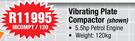 120kg Vibrating Plate Compactor MCOMPT / 120