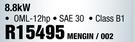 8.8KW Diesel Engine Water Cooled MENGIN / 002