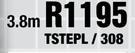 3.8m Telescopic Ladder TSTEPL / 308