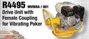Drive Unit With Female Coupling For Vibrating Poker MVIBRA / 001