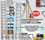 3.8m A-Frame Type Double Sided Telescopic Ladder 