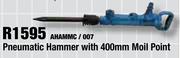 Pneumatic Hammer With 400mm Moil Point AHAMMC / 007