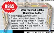 Work Station Foldable Aluminium Ladder TSTEPL / 043