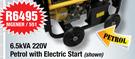 Mac-Afric 6.5KVA, 220V Petrol With Electric Start MGENER / 551