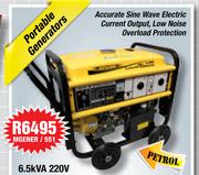 Mac-Afric 6.5KVA, 220V Petrol With Electric Start MGENER / 551