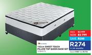 Nanco Bedding 152cm Sweet Touch Pillow Top Queen Base Set
