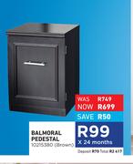 Balmoral Pedestal Brown