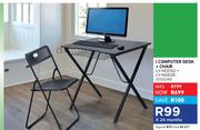Computer Desk + Chair LY-N0052 + LY-N0628