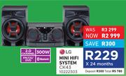 LG Mini HiFi System CK43