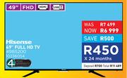 Hisense 49" Full HD TV 49B5200