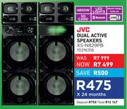 JVC Dual Active Speakers XS-N829PB