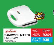 Sunbeam Sandwich Maker SST053W