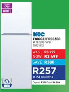 KIC 170Ltr White Fridge/Freezer KTF518 WH