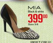 Mia Black & White Sizes 3-8