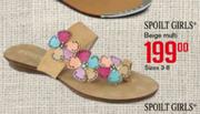 Spoilt Girls Beige Multi Sizes 3-8