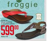 Froggie Sizes 3-9