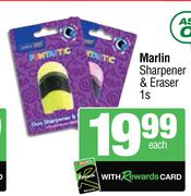 Marlin Sharpener & Eraser-Each