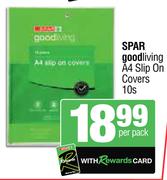 Spar Goodliving A4 Slip On Covers 10s-Per Pack