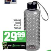 Drinking Bottle Cystal 500ml-Each