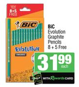 Bic Evolution Graphite Pencils (8 + 5 Free)-Each