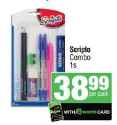 Scripto Combo-Per Pack
