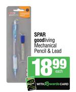 Spar Goodliving Mechanical Pencil & Lead-Each