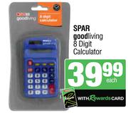 Spar Goodliving 8 Digit Calculator-Each