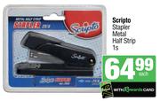 Scripto Stapler Metal Half Strip-Each