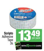 Scripto Adhesive Tape 3s-Per Pack