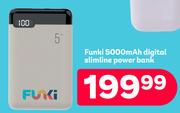 Funki 5000 mAh Digital Slimline Powerbank