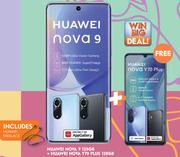 Huawei Nova 9 128GB + Huawei Nova Y70 Plus 128GB-On Pinnacle 2GB Top Up (36 Months)