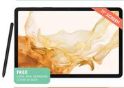 Samsung Galaxy 11" Screen Tab S8 256GB-On Smart Data Top Up (36 Months)