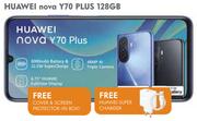 Huawei Nova Y70 Plus 128GB-Pinnacle 1GB Top Up