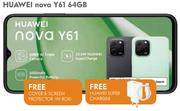 Huawei Nova Y61 64GB-Pinnacle 1GB Top Up